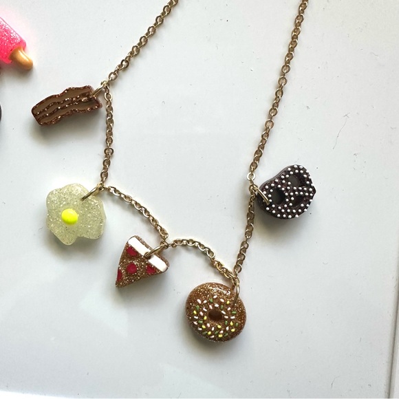 CREWCUTS J. Crew Kids Food Charm Set of 2 Necklaces - Picture 3 of 5